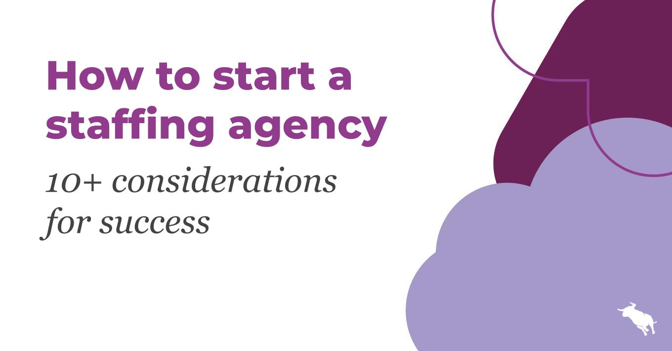 how to start a staffing agency