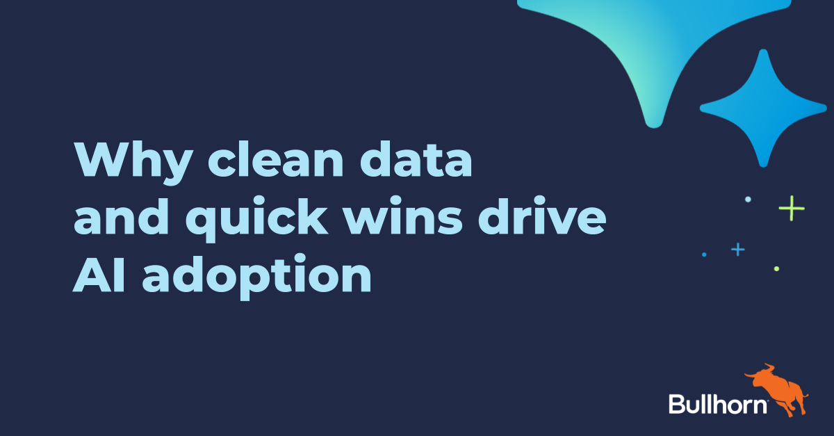 Why clean data and quick wins drive AI adoption